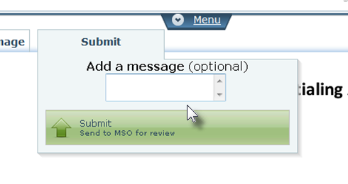 Figure 14 Submit Tab